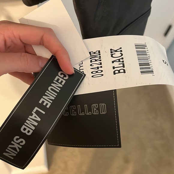 Genuine Lamb Skin Leather Jacket - Picture 3 of 5